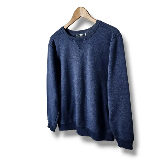 Classic Dusty Blue Long Sleeve Sweatshirt | Karen Scott Sport | PL - Picture 8 of 8